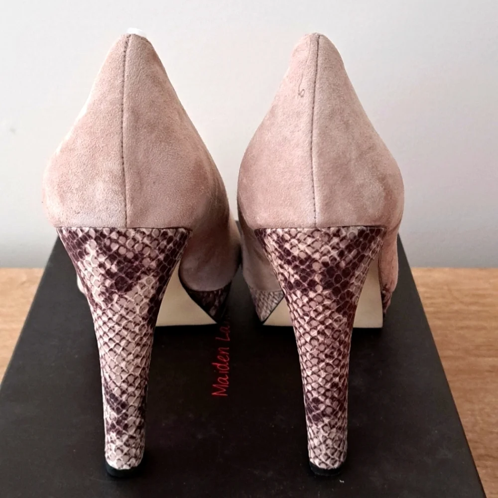 🇺🇸 Maiden Lane Platform Round Toe Pump
